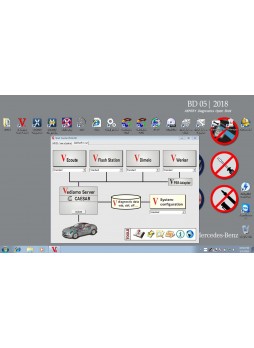 Newest MB STAR Compact4 SDConnect c4 Wireless+ CF-52 Laptop with 2018.05 das xentry for Mercedes Benz car truck diagnost